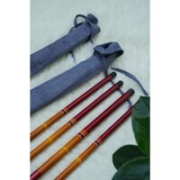 Cần Trúc Từ Nhật Văn độ cứng 5H chuyên câu rô rchép cảm giác chất lượng.Độ cứng 5H  size 2m7 3m6 3m9 4m5 5m4.