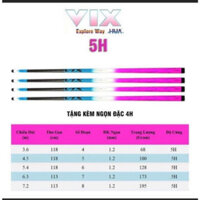 Cần Vix 5H chuyên đánh cảm giác gẩy rô diếc cao cấp tặng ngọnvà phao câu đài