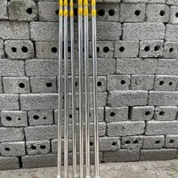 cán vợt cá,cán vợt inox 1m9-5m siêu chắc khỏe có tay cầm bằng cao su Fishing Câu Cá Đi Câu Bắt Cá