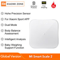 Cân Xiaomi Mi Smart Scale 2 Màn Hình LED Kết Nối Bluetooth 5.0 IOS Android Trọng Lượng Cơ Thể Cân Sức Khỏe Mới Cân Trọng Lượng Kỹ Thuật Số Xiaomi