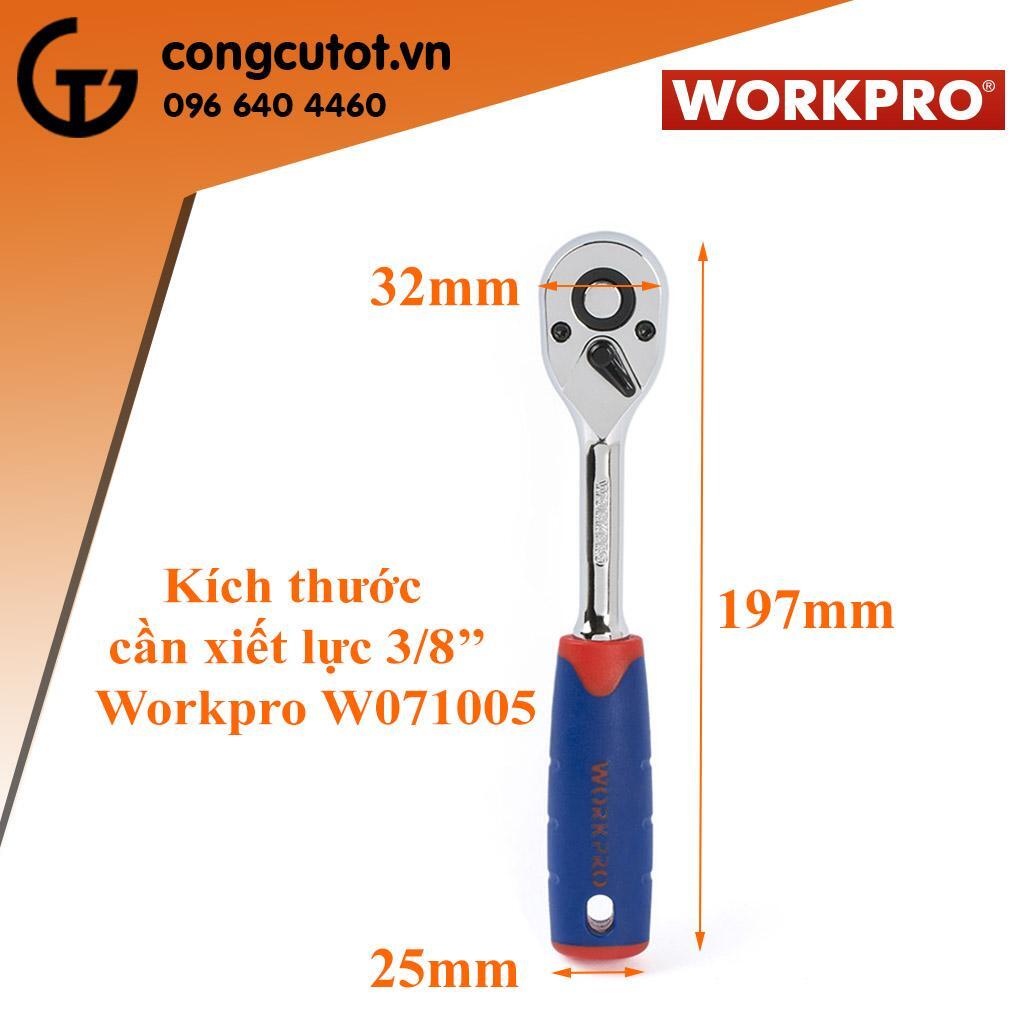 Cần xiết chỉnh lực 3/8 inch Workpro W071005