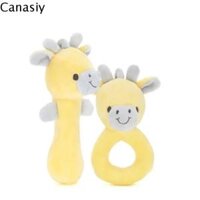 CANASIY Gấu hoạt hình Đồ chơi lúc lắc cho bé bằng gỗ Thỏ Chống mất Đồ chơi vòng gỗ Đầy màu sắc Có thể điều chỉnh Đồ chơi lúc lắc Chuông tay Quà sinh nhật