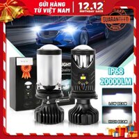 Canbus 90 w/pair đèn H4 Led Mini ống kính máy chiếu automobles Bóng đèn chuyển đổi HI/lo chùm headlight12v24