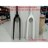 Càng, Phuộc đơ xe đạp chất liệu nhôm đúc siêu cứng dùng phanh đĩa, bánh 26-27.5-700c
