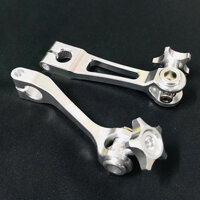 CÀNG THẮNG KIỂNG ĐÙM TRƯỚC SAU XE MÁY 2 cái BẢO LONG RACING - bạc