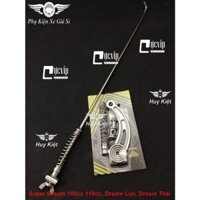 Càng Thắng Sau Salaya Inox 304 Cong + Đũa Thắng Inox 304 Gắn Xe Super Dream 100cc 110cc, Dream Lùn, Dream Thái MS5737
