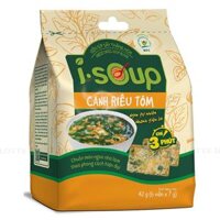 Canh Ăn Liền Riêu Tôm I-Soup NFC Gói 6 Viên 7G