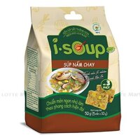Canh Ăn Liền Súp Nấm Chay I-Soup NFC Gói 5 Viên 10G