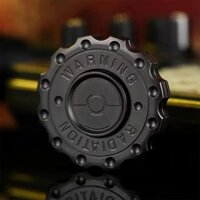 Cảnh Báo Bức Xạ Fidget Clicker Spinner EDC Gear Tay Spinner Người Lớn Fidget Đồ Chơi ADHD Dụng Cụ Lo Âu Đồ Chơi Giảm Căng Thẳng
