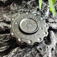 Cảnh Báo Bức Xạ Fidget Clicker Spinner EDC Gear Tay Spinner Người Lớn Fidget Đồ Chơi ADHD Dụng Cụ Lo Âu Đồ Chơi Giảm Căng Thẳng