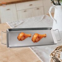 Cánh Gà Nhỏ Giọt Chảo Nướng Khay Nướng Phụ Kiện Thép Không Gỉ Di Động Cho Cắm Trại Hoạt Động Trong Nhà Nấu Ăn