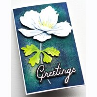 Cánh Hoa Cắt Kim Loại Chết Giấy Dập Nổi Stencil Thêu Sò Thiệp Chúc Mừng DIY Thủ Công Mỹ Nghệ Chết Cắt