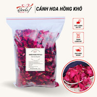 Cánh Hoa Hồng Khô Loại 1 HERBAL TEA GIFT 500G/1KG – Trang Trí Spa, Thả Bồn Tắm