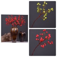 Cành hoa táo gai giả - Vật liệu trang trí nhà cửa cao cấp