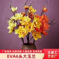 Cành mộc lan cao su 6 bông trang trí bình. lọ hoa hàng loại 1