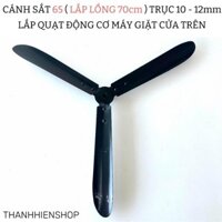 Cánh quạt công nghiệp 650 (cánh 65cm cho lồng 70cm) . Đường Kính Trục 10 - 12mm lắp cho Quạt động cơ máy giặt