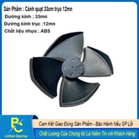 Cánh quạt hơi nước 33cm trục 12 quay ngược nhựa abs