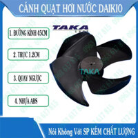 Cánh quạt hơi nước DAIKIO 5000A, 5000B, 5000C, 5000D...màu đen có gờ vát cánh