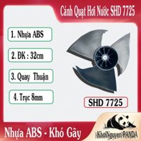 CÁNH QUẠT HƠI NƯỚC sunhouse shd 7725, 32cm trục 8 quay thuận