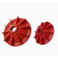 Cánh quạt làm mát động cơ, Cánh quạt đỏ cho motor trục 38mm-68mm nhựa cao cấp