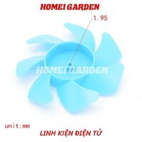 Cánh quạt mini 7 cánh đường kính 67mm trục 2mm hàng xịn - HM0128 - 4 cánh quạt