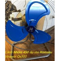 Cánh Quạt nhôm 500 cho Quạt sàn chân quỳ quạt cây Komasu KM 450 BS 500, Vinawind QS500