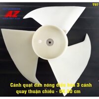 Cánh quạt nhựa 3 cánh thuận chiều ĐK 32cm