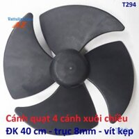 Cánh quạt nhựa 4 cánh - ĐK 40cm - Vít kẹp - Ngược chiều