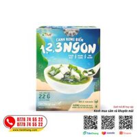 Canh Rong Biển Ăn Liền 123 Ngon - Hộp (55gram/10 gói)