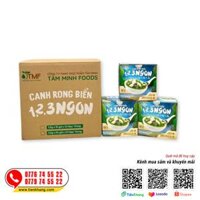 Canh Rong Biển Ăn Liền 123 Ngon - Thùng 12 hộp (50gram/10 gói)