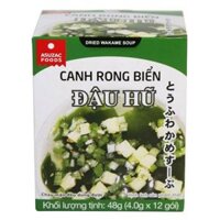 Canh Rong Biển Đậu Hũ Asuzac Hộp 10Gói*4G