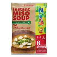 Canh Rong Biển Đậu Hũ Chay Marukome Bịch 8 Gói 19G