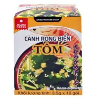 Canh Rong Biển Tôm Asuzac Hộp 10Gói*4G