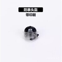 Cảnh sát đồ chơi SRG-9A3 chống bạo động bằng nhựa Mũ bảo hiểm chống bạo động Phụ Kiện Mũ bảo hiểm Mặt nạ thiết bị hổ bay