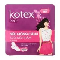 Cánh Siêu Mỏng Kotex Pro 8 miếng (có cánh)