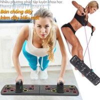 Cánh tay Bàn tập chống đẩy dụng cụ thể dục thiết bị tập gym bàn chống đẩy kèm dây kéo đàn hồi tập luyện cơ bắp nhiều