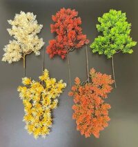 Cành Tùng Thông Giả Làm Cây Bonsai Decor Cắm Bình