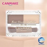 Canmake Nose Shadow Maker 01 Greige Yellow / 02 Grayish Pink / Phấn tạo khối và highlight