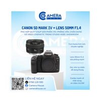 Canon 5D Mark IV + Lens 50mm f1.4