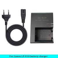 CANON Bộ Sạc Pin LC E10C LC-E10C LC-E10E LC E10E LP-E10 LPE10 E10 KISS X50 EOS 1100D 1200D 1300D Cho Máy Ảnh T3