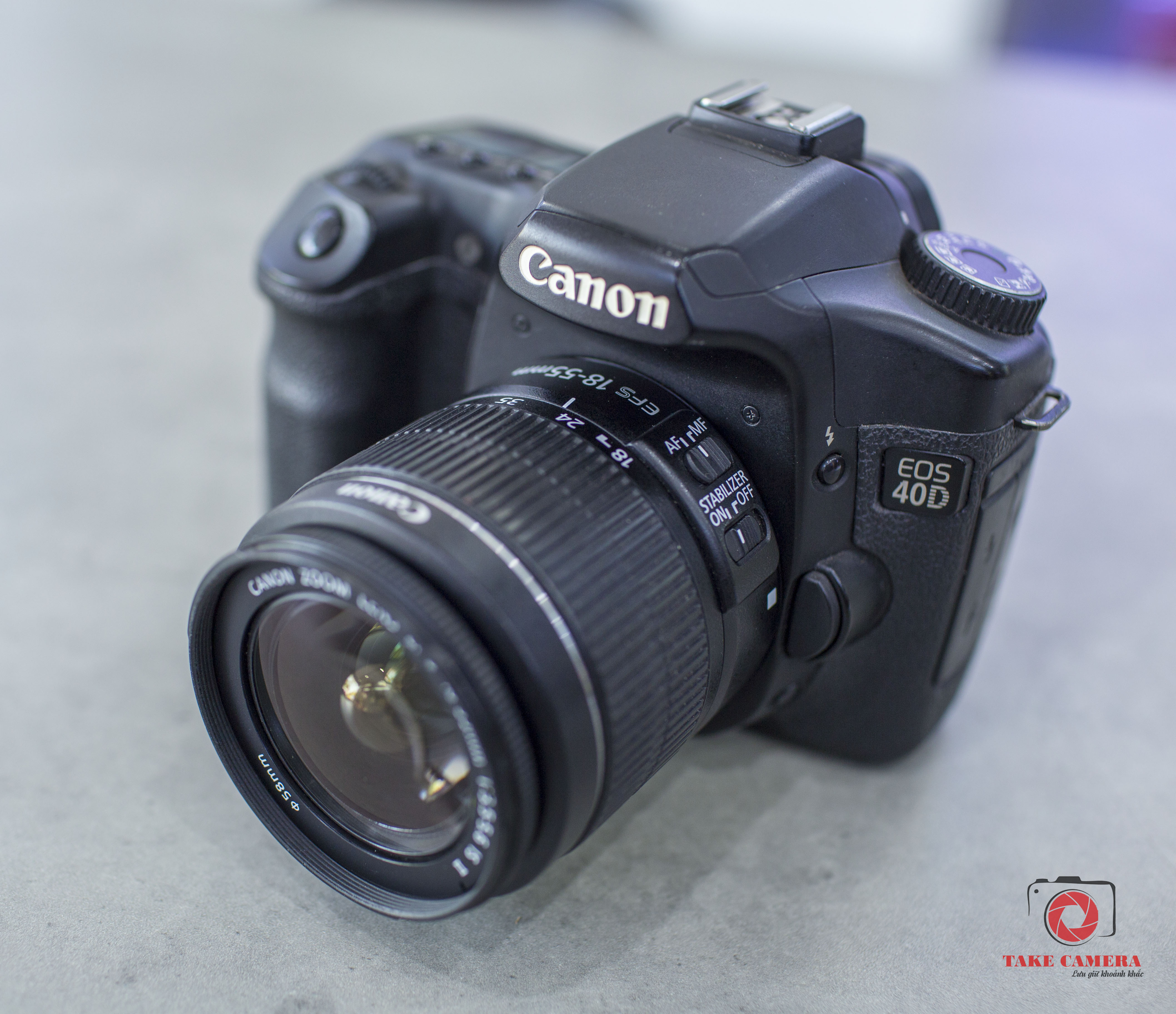 Máy ảnh DSLR Canon EOS 40D - 10.1 MP, EF-S 18-55 IS