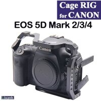 CANON EOS 5DII 5DIII 5DIV | Khung bảo vệ rig cage treo phụ kiện máy ảnh CANON EOS 5DII 5DIII 5DIV 5D Mark II III IV