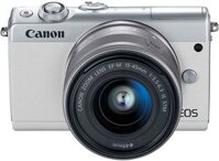 Canon EOS M100 + 15-45mm (Màu trắng ), Đã qua sử dụng