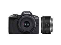 Canon EOS R50 - (Kèm Kit Lens 18-45mm + RF 50mm f/1.8 STM) Chính hãng
