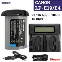 Canon LP-E19 LP-E4 | Sạc đôi máy ảnh Canon lpe19 lpe4 lp e19 e4 eos r3 1d 1dx 1ds mark iii iv 3 4