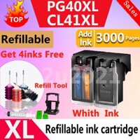 Canon pg-40xl pg40xl pg 40xl black cl-41xl cl41xl cl-41xl color pg-40 black tương thích cho mx308 mx318 fax-jx200 jx201