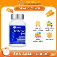 Canprev Berberine 500mg 60 Vegetable Capsules - Kiểm Soát Đường Huyết, Giảm Cân, Giảm Cholesterol