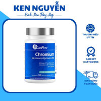 CanPrev Chromium Nicotinate Glycinate 200mcg 120 Viên - Hỗ trợ bệnh nhân tiểu đường, cải thiện sức khỏe