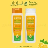 Cantu - Cặp dầu gội xả Cantu Avocado Sulfate Free Cream với dầu bơ & bơ hạt mỡ phù hợp tóc xoăn tự nhiên 400ml/chai