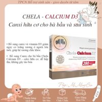 Canxi Chela-Calcium D3 ( Olimp labs)  Canxi cho bà bầu, bổ sung canxi và vitamin D3